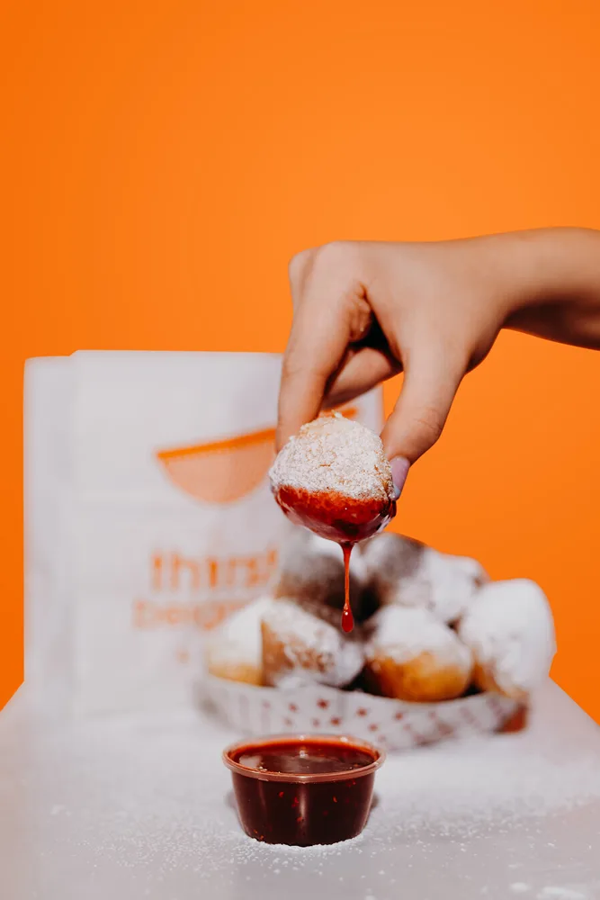 Past weekly feature: Beignets with Raspberry Dip