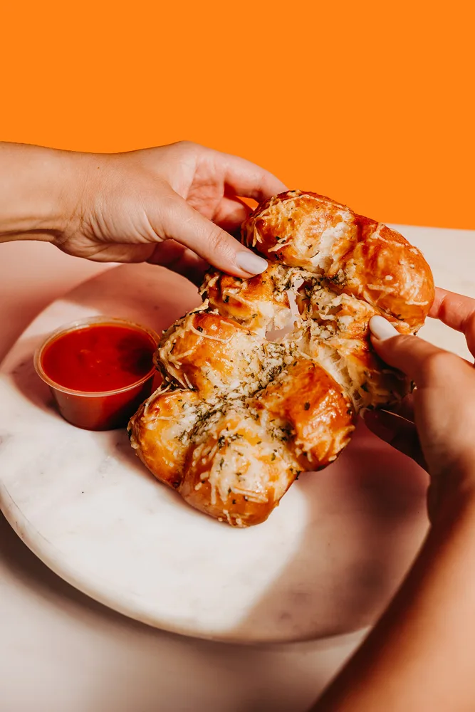 Past weekly feature: Cheesy Garlic Pull-Apart